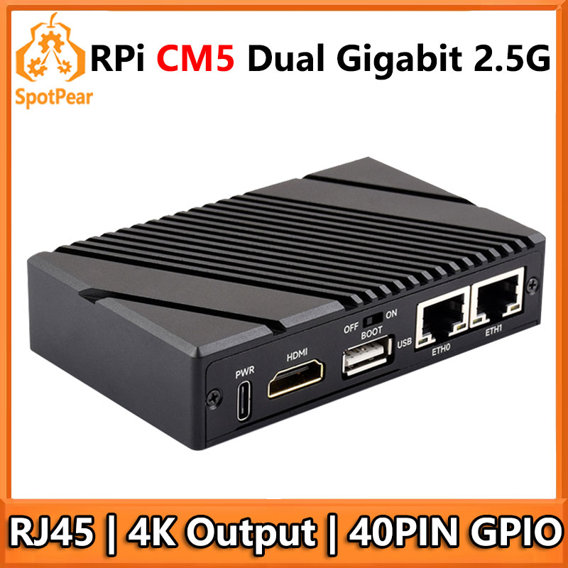 Raspberry Pi CM5 Gigabit 2.5G  - огляд і ціна Argon One V3 M.2 Nvme Case