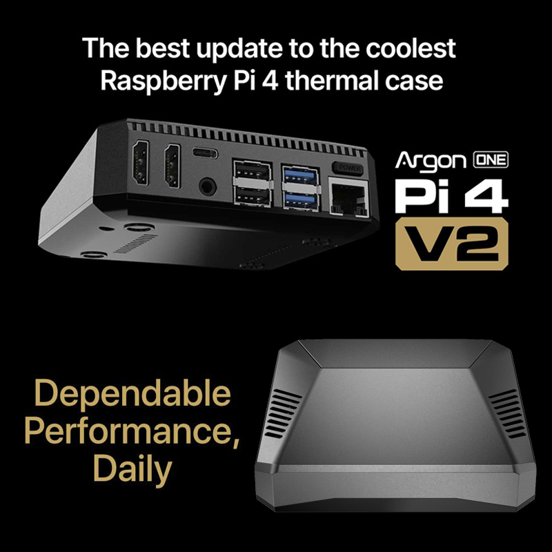 Argon One V2 Case for Raspberr - огляд і ціна Argon One V3 M.2 Nvme Case