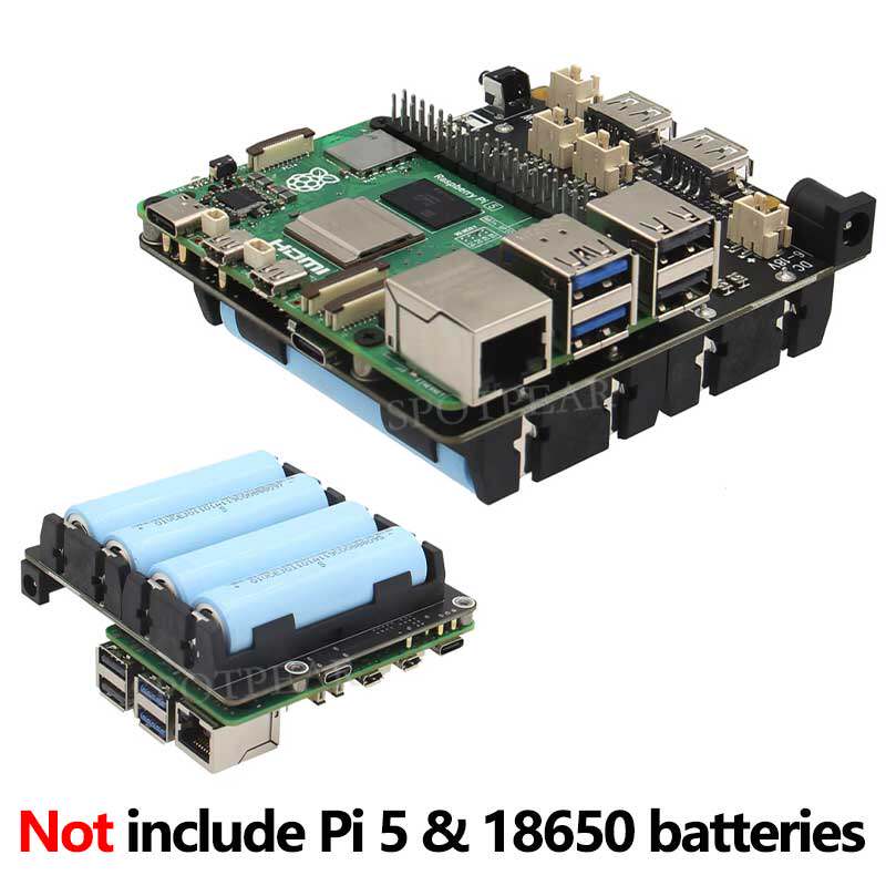 X1202 Raspberry Pi 5 UPS Power - огляд і ціна Raspberry Pi Uninterrupted Power Supply Ups 18650